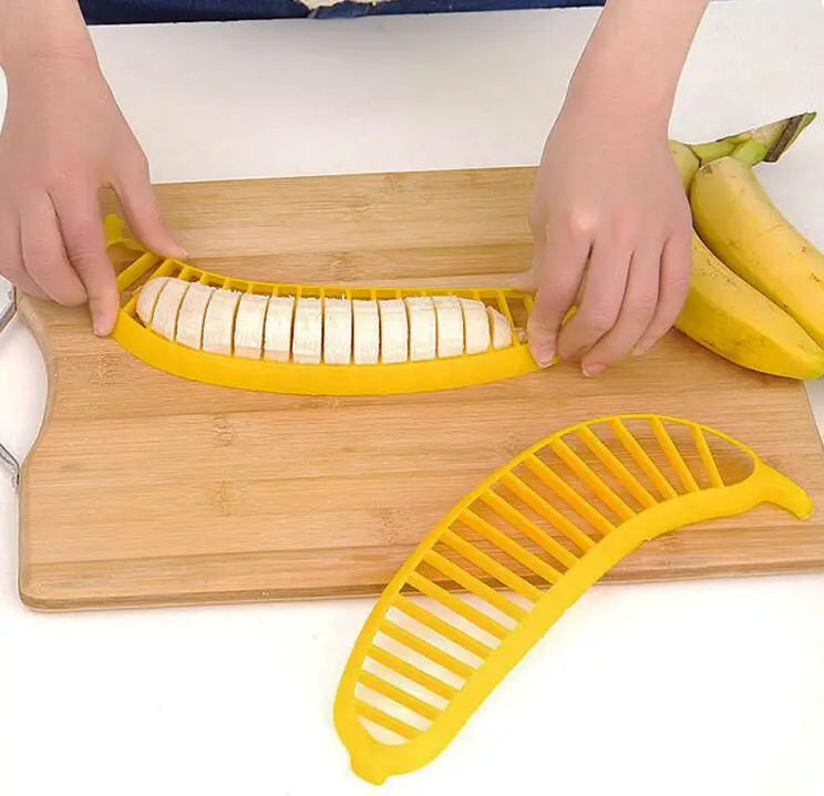 Banana Slicers Cutter,Kitchen Tool Slice Chop Banana Chips Banana Cutter,Corer Slicer Buy