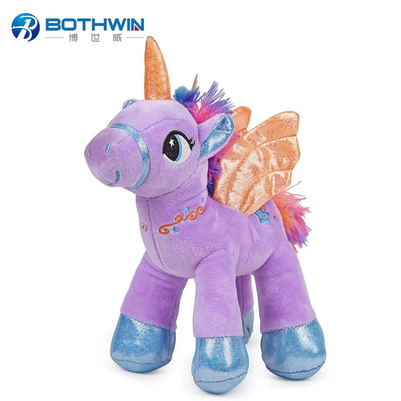 rainbow unicorn plush animal