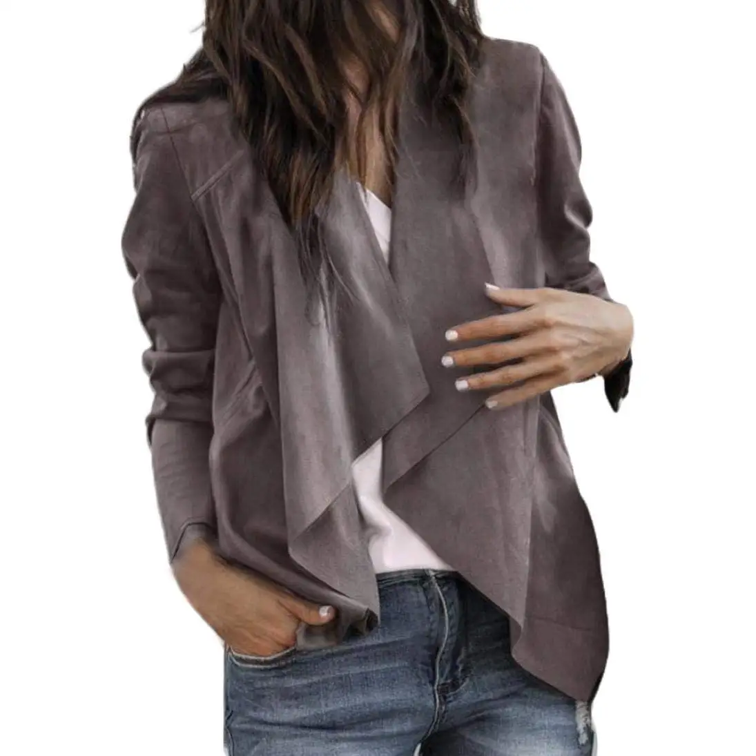 short front long back jacket