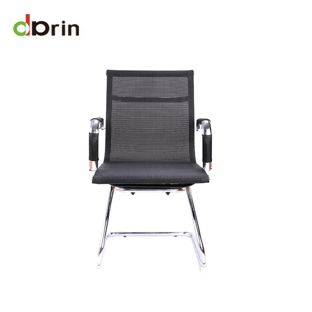 Modern Style Metal Frame Middle Back Ergonomic Mesh Executive Office