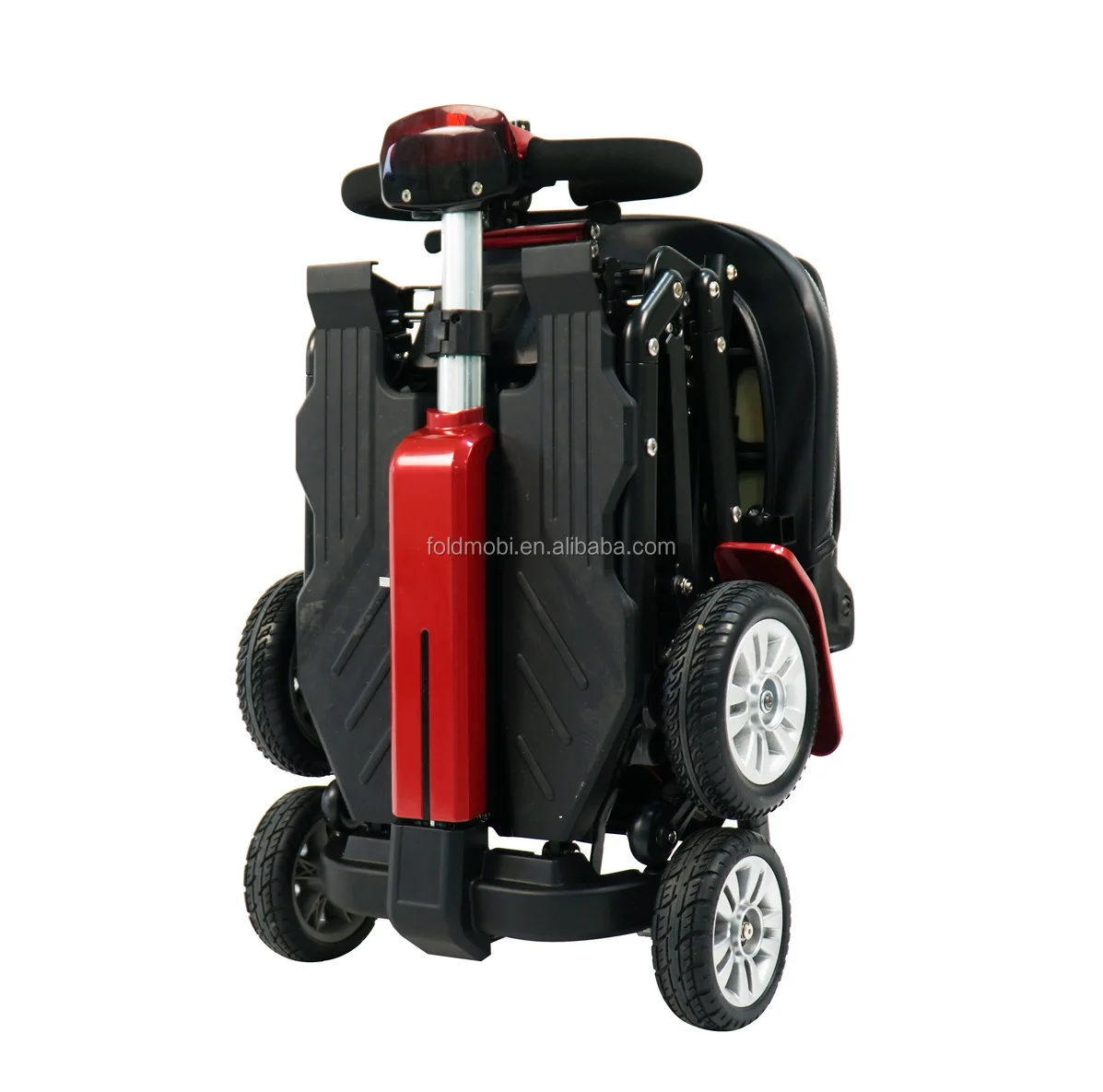 

4-Wheel Heavy Duty Support 300 IBS Portable Scooter Automatic Foldable Lithium Powered Travel Compact Scooter