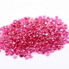 Round brilliant cut 5# ruby red gemstone man-made corundum bulk gemstones rubi synthetic ruby price per carat