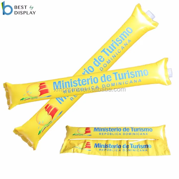 
Customized events inflatable balloon stick clappers noise cheering sticks 