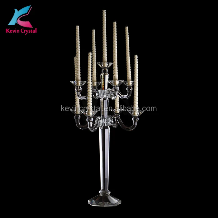 K1081 Square Wedding 9 Arms Crystal Candelabra Buy 9 Arms Crystal