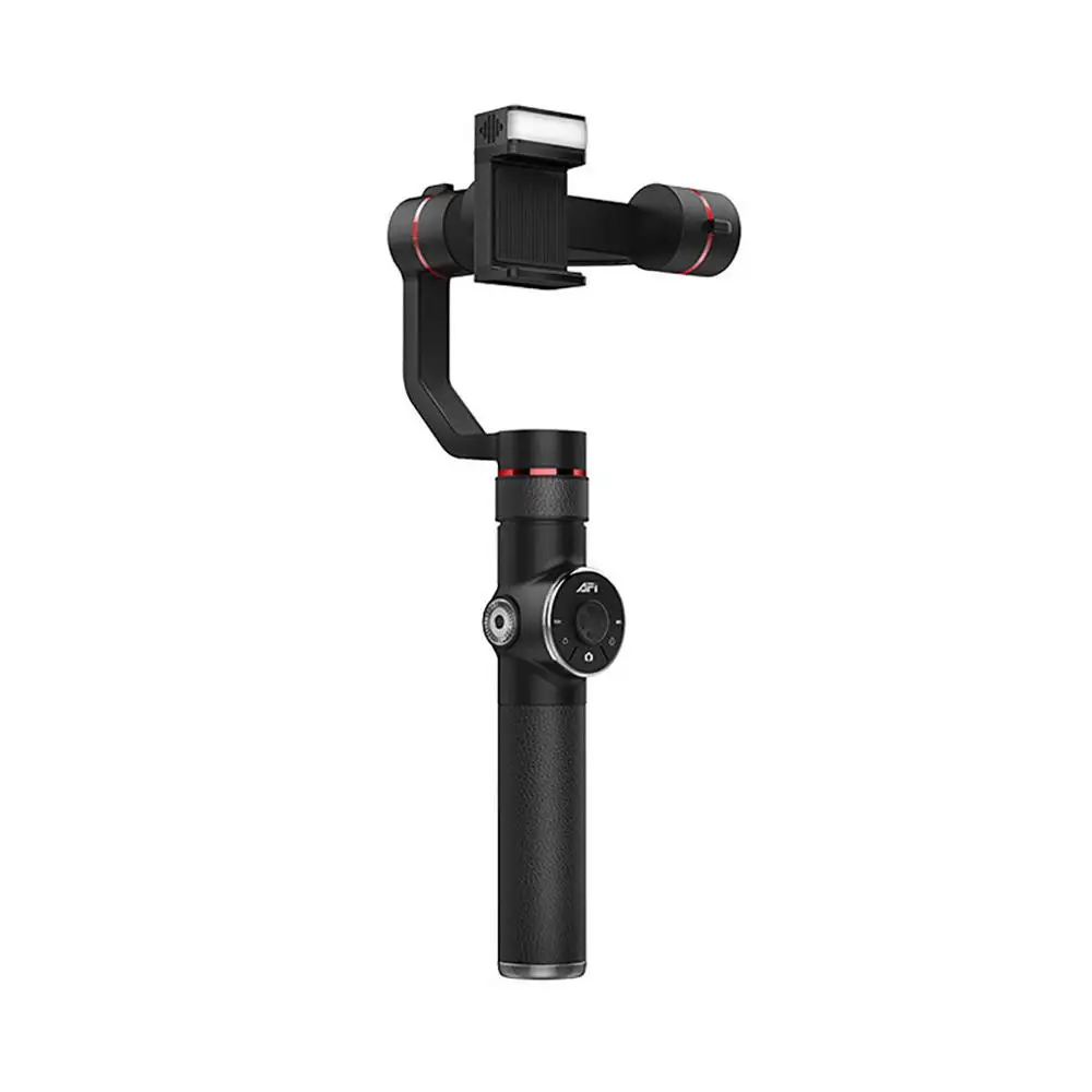 AFI V5 3 Axis Handheld Gimbal Smartphone Stabilizer with LED Fill Light Focus Adjusted