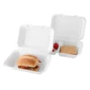 eco friendly compostable food container sugarcane bagasse pulp box disposable biodegradable clamshell lunch box