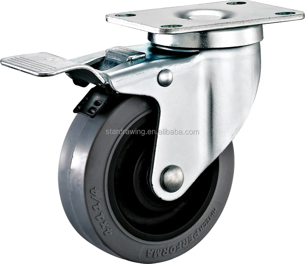 Ss Esd Wheels Conductive Rubber Castor Wheels Anti Static Caster Buy