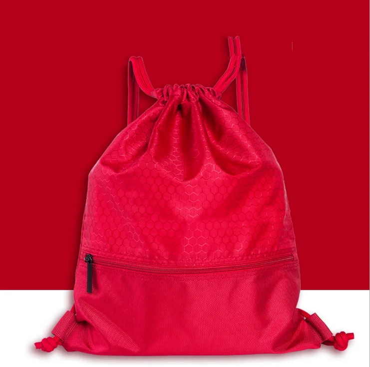 

wholesale nice price fashion popular Fast Delivery Polyester Backpack Pull Rope Canvas Gym Drawstring Bags