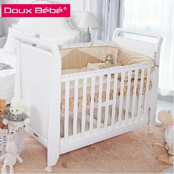 Baby Cot Bed Prices Cost Effective Movable Modern Wooden Cot