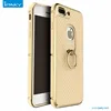High Quality Aluminium Alloy Tpu 2 In 1 Phone Case With Finger Ring Holder For phone7 Plus