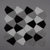 new design product glass mosaic tile Irregular cone type