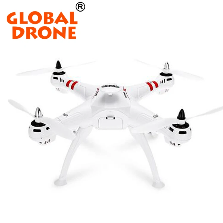 

Global Drone Bayang X15 2.4G Large Professional Quadcopter GPS 2MP WIFI Camera Follow-me Long Range Radio Control Drone vs X21, White