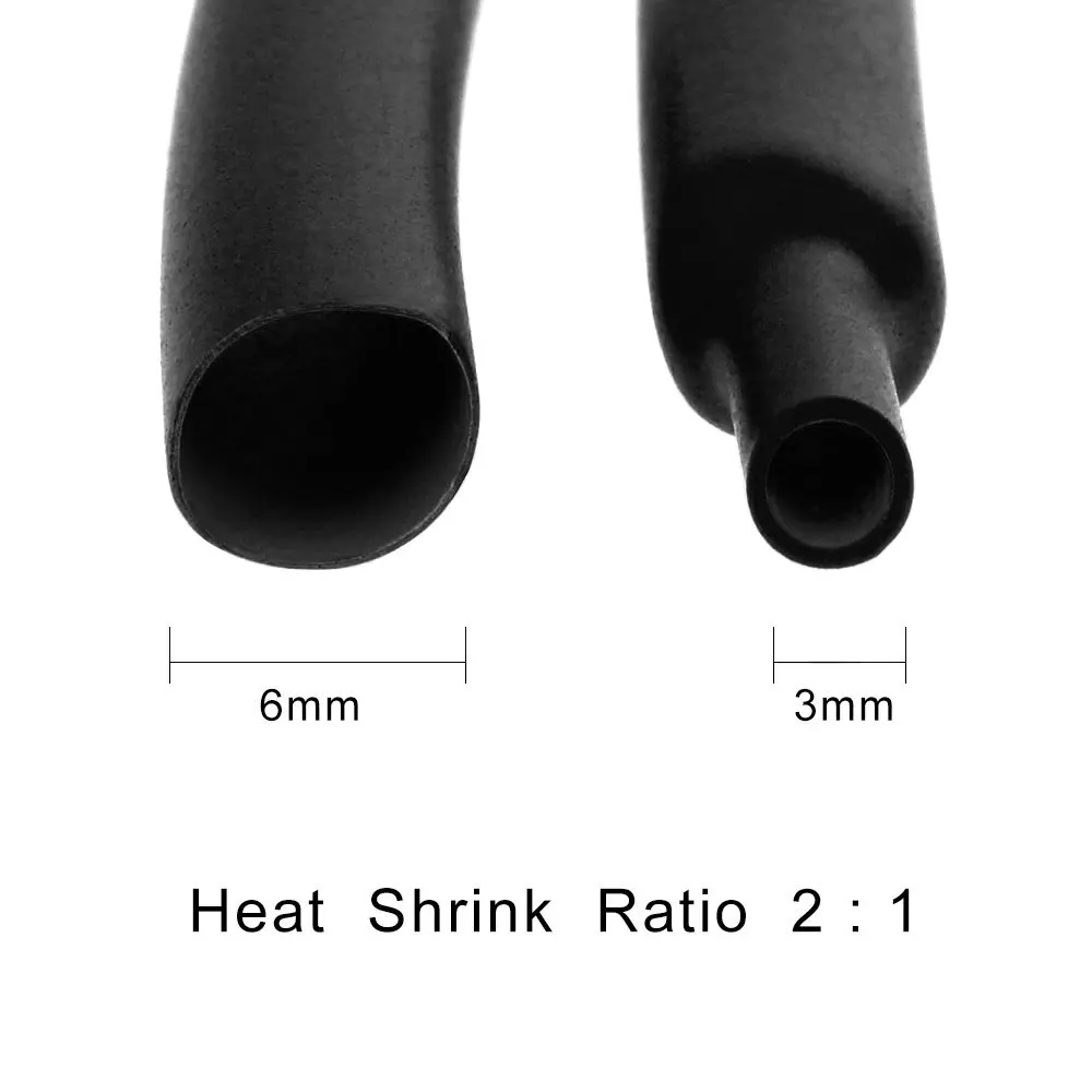 
Low Voltage, 2:1, normal wall, flame retardant, heat shrink tubing 
