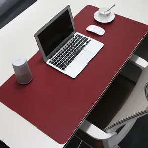 PU Leather Office Desk Mat