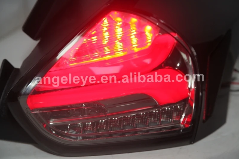 Full LED Tail Lamp for Focus 4 Hatchback 2015-2018 year Smoke housing Clear lens SN