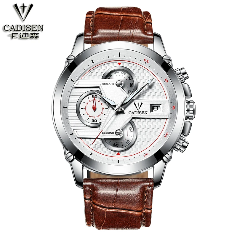 

CADISEN Men Watches Top Brand Luxury Men Military Wrist Watches Business Men Sports Watch Waterproof Relogio Masculino