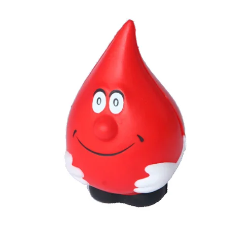 

Promotion PU foam Water Drop Shape Anti PU Stress Ball
