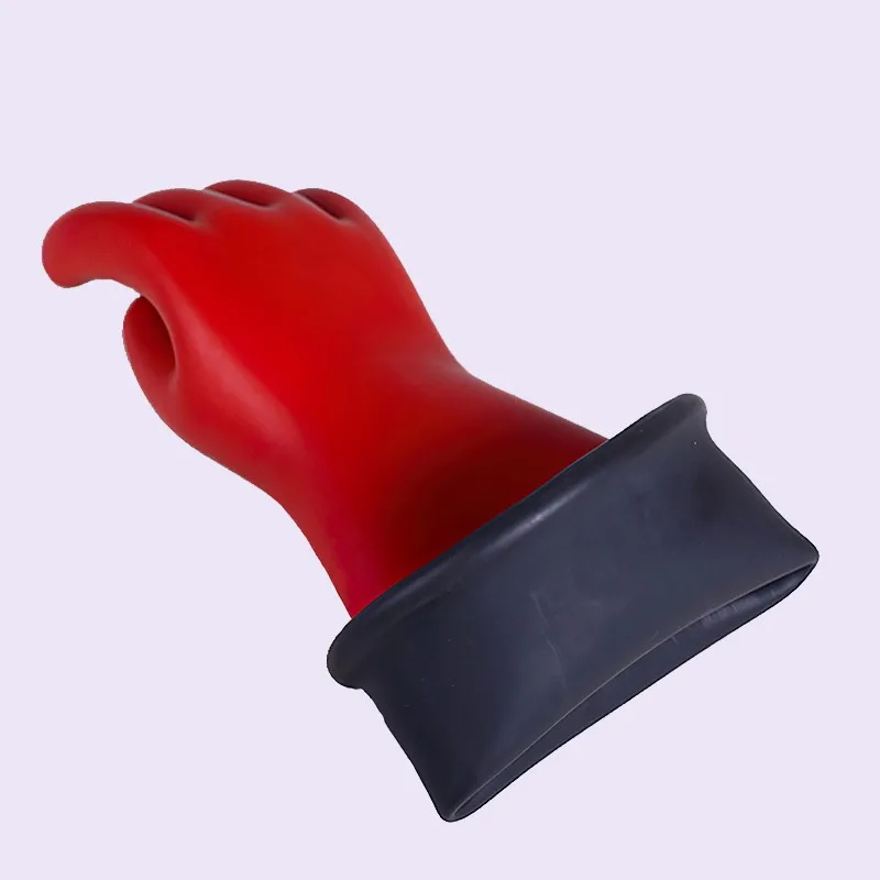 Arc Flash Protective High Voltage Insulating Latex Rubber Electrical Safety Shock Hand Gloves