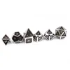 Wholesale hot sale custom metal polyheral dnd dice