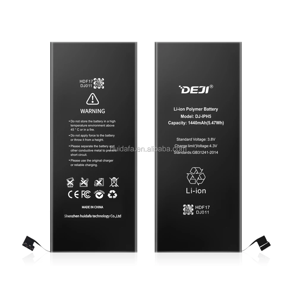 

AAA quality DEJI mobile phone battery for phone 4 4s 5 5c 5s battery