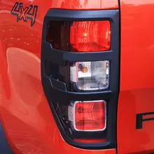 Car Exterior Accessories (2pcs/set) 100% ABS Painted Design Head Light Cover With Black Color For FORD RANGER 2012