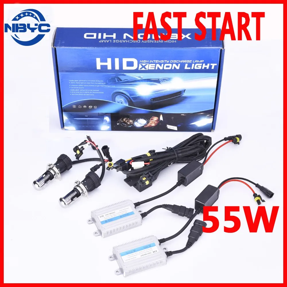 Xenon Hid Kit 55w Hid Kit Quick Start Fast Start Fast Bright H1 H3 H7