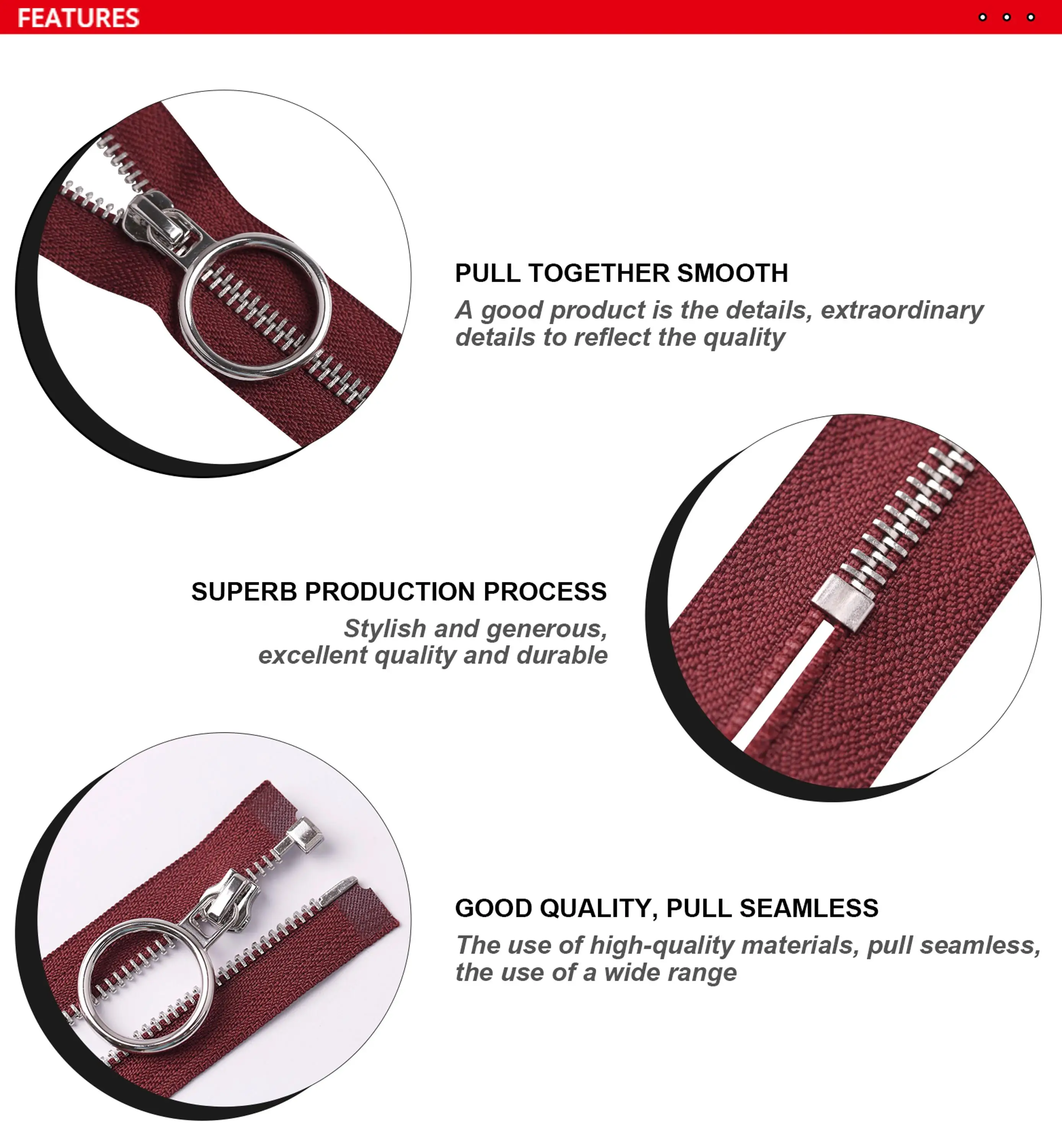 5 Shiny Silver O Ring Zipper Pull For Garment Metal Zipper Buy O