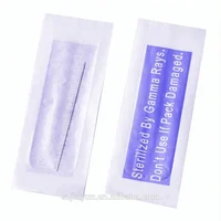 

Tattoo needle 1R Disposable Sterilized Tattoo Permanent Makeup Needles Tips for lip tattoo