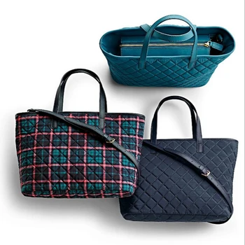 Designer Quilted Leather Nylon Handbag Tote Bag - Buy Quilted Handbag,Quilted Nylon Handbag ...