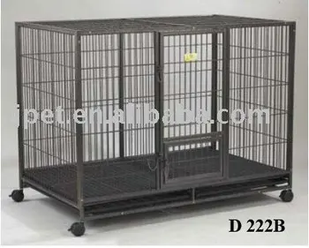 D222 Series The Besi Tabung Persegi Kandang Anjing Hitam Buy