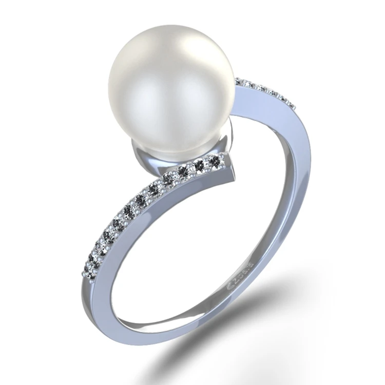 

jewelry manufacturer china 925 sterling silver pearl ring designs