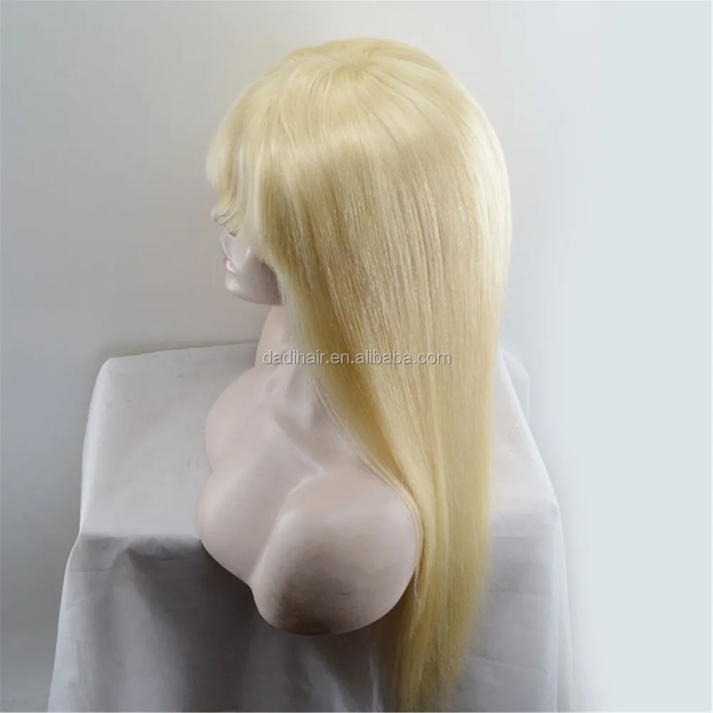 Cheap dark roots 613 honey blonde human hair full lace wig with baby hair
