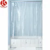 Shower Curtain Manufacturers Clear Tickers Waterproof Print Plastic Shower Curtains with Hooks Rods