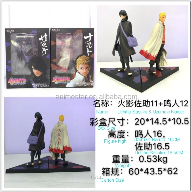 Japonais Manga Naruto Uchiha Sasuke Et Uzumaki Naruto Dessin Animé Jouets Daction Figure Danime Jouets Ensemble De Collection Buy