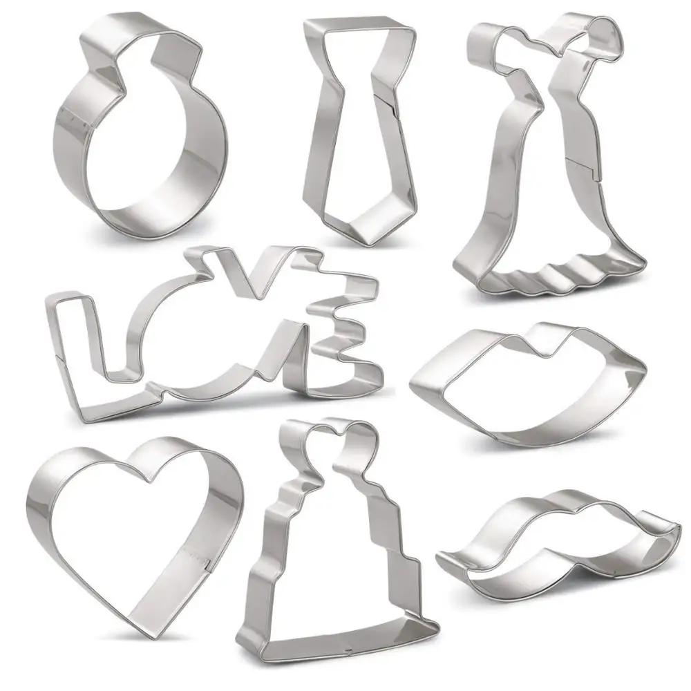 

Amazon Heart Cookie Cutter Dress Decorate Cake Wedding Cookie Cutter