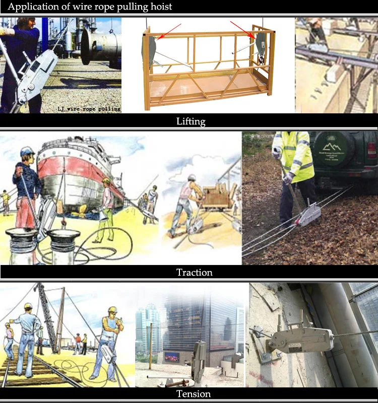 Traduccion Para Windlass Wire Rope Manual Lifter Winch Pulling Hoist