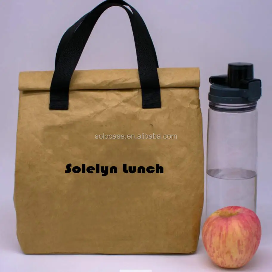 Reusable Brown Paper Cooler Lunch Bag