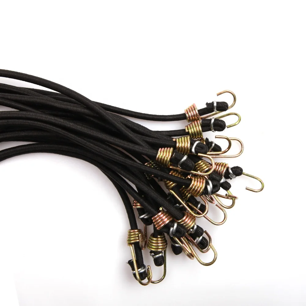 
20 pcs 4mm colored elastic bungee cord strap assortment 