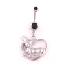 HK 078 Yiwu Huilin Jewelry Heart shape deer animal belly dance dangling ring piercing