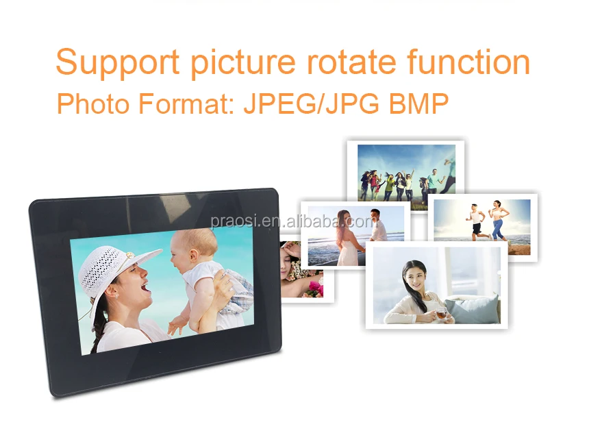 Free Download Photo Editing / Background Music Digital Picture Frame 7 Inch  - Buy Free Photo Editing Download,Video Music Digital Photo Frame,Digital  Photo Frame With Slideshow Product on 