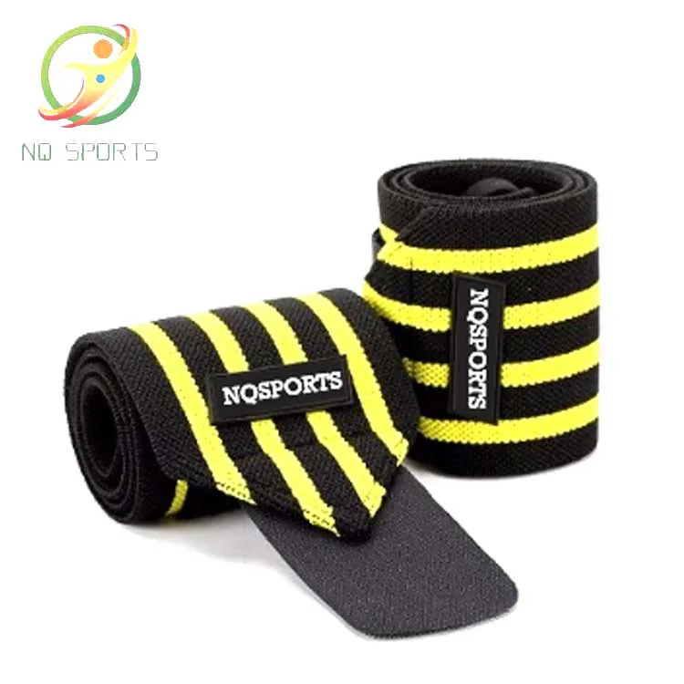 Customized Weight Lifting weight lifting sports elastic Fitness powerlifting custom knee brace strap elastic knee wraps