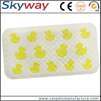 Environmental Anti Skid Sucking Rubber Duck Bath Mat Buy Bath