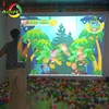 Newest design AR 3D projection beautiful virtual beach game for kids and parents