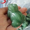 Jade fengshui green aventurine stone frogs for sale