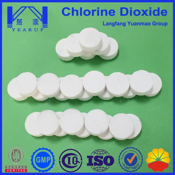 
High Efficiency Chlorine Dixoide Fungicides for Water Treatment 