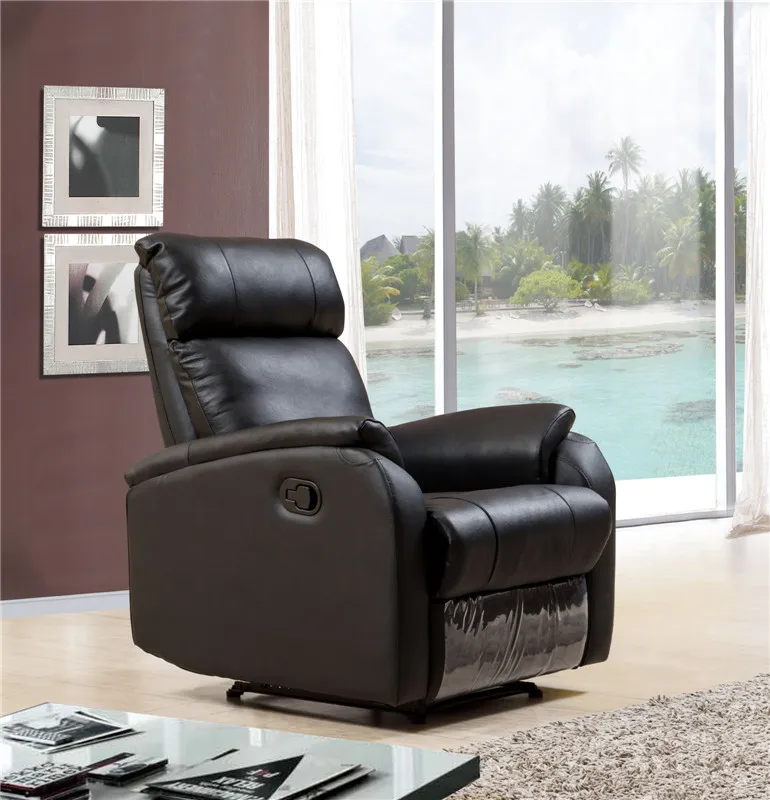 home furniture theater single chair/ recliner chair/ genuine leather in white color SF3766