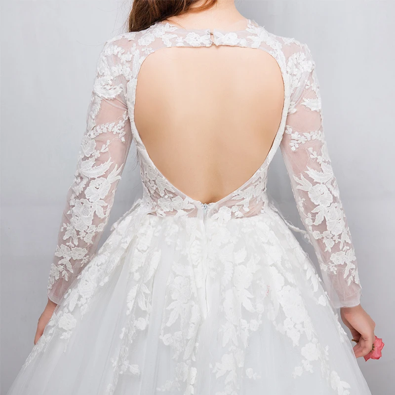 Technics and Washable Feature womens wedding dresses party design wedding dress long sleeve bridal wedding dress