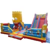 Commercial outdoor kids inflatable Construction activity centre for sale
