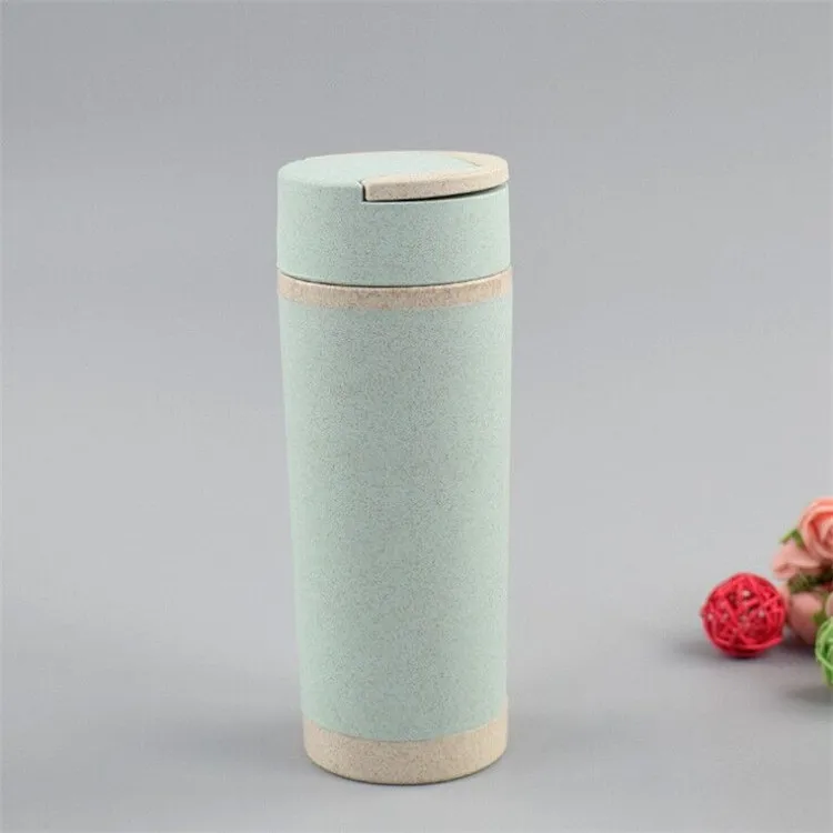 

Leak Resistant eco friendly 15 oz Bamboo Fiber Reusable Coffee Tea Travel Mug