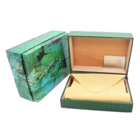 

Luxury Green Gift Packaging Wood Watch Box Display Cases For Branded Watch